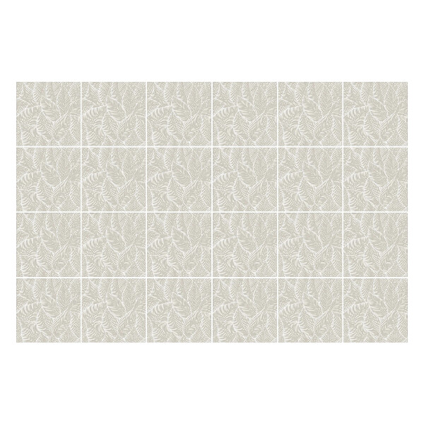 Nálepka na dlaždice Jemné listy v řadě