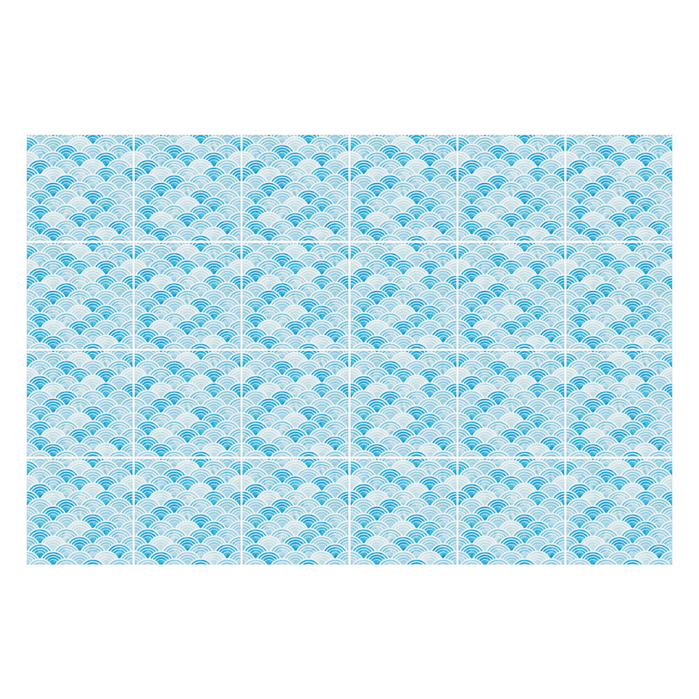 Samolepka na dlaždice Vlny v rytmu harmonie