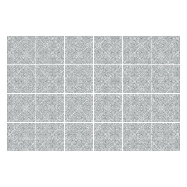 Samolepka na dlaždice Jemné, symetrické motivy