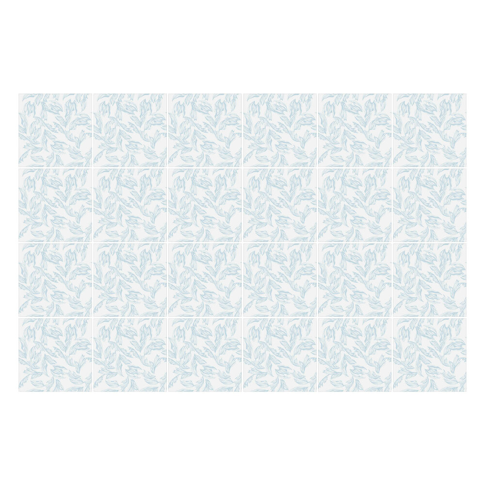 Nálepka na dlaždice Jemné listy v pohybu