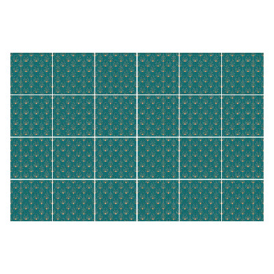 Samolepka na dlaždice Motiv kapky v síťce