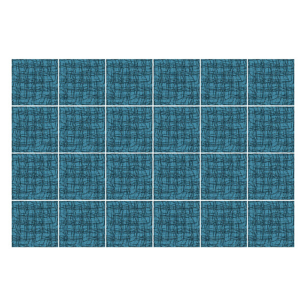 Nálepka na dlaždice Geometrické čáry v mřížce