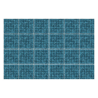 Nálepka na dlaždice Geometrické čáry v mřížce