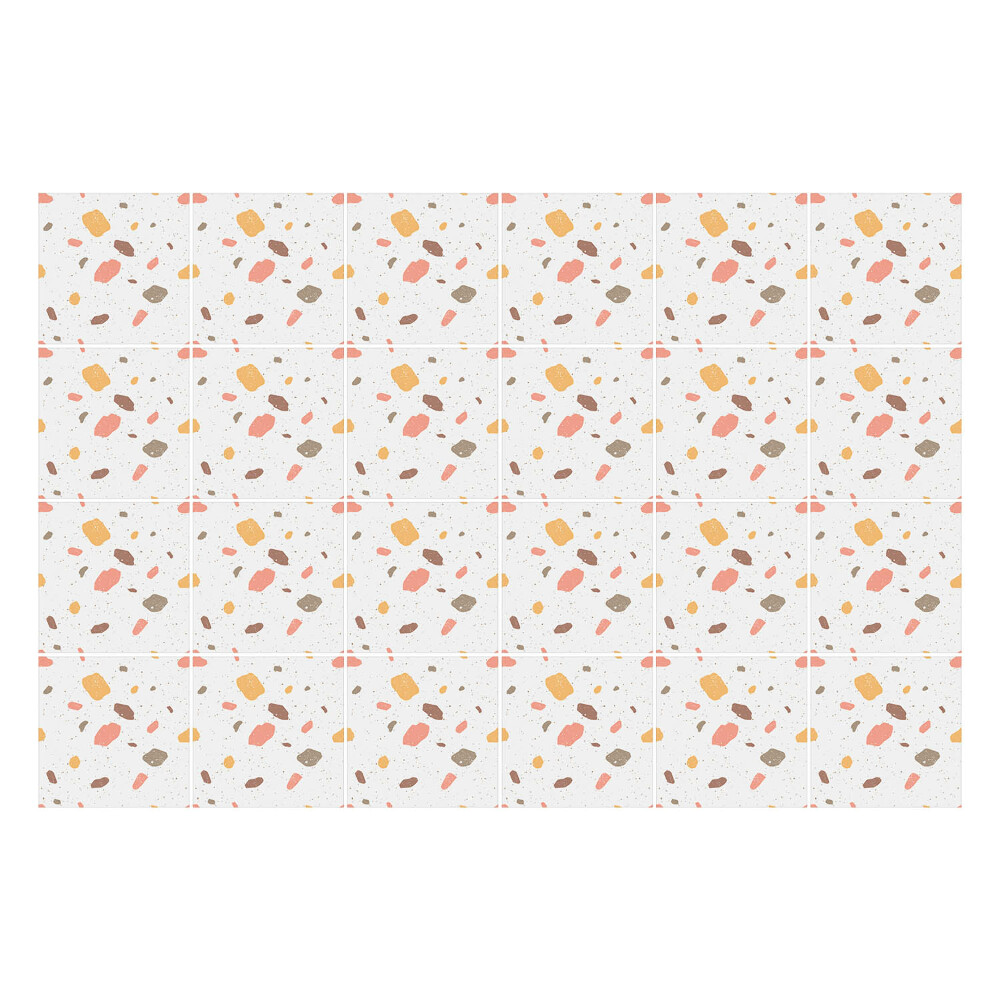 Nálepka na dlaždice Abstraktní skvrny a tvary