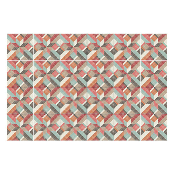 Nálepka na dlaždice Obdélníková geometrie