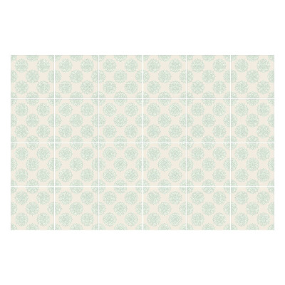 Nálepka na dlaždice Jemné květinové motivy