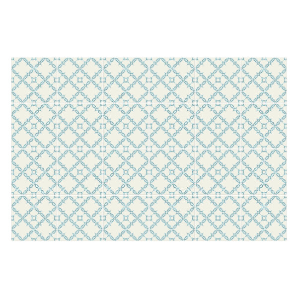 Samolepka na dlaždice Geometrické tvary v mřížce