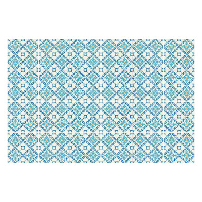 Nálepka na dlaždice Geometrické květinové motivy