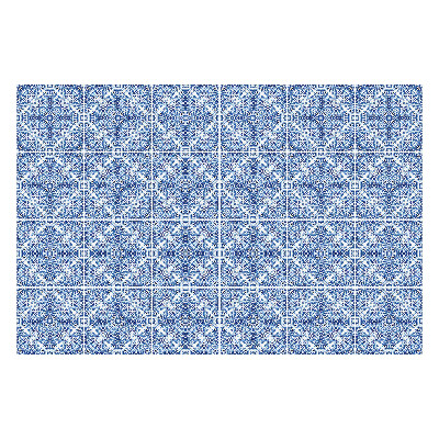 Samolepka na dlaždice Květinové ozdoby v klasickém stylu