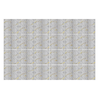 Samolepka na dlaždice Abstraktní linie a tvary