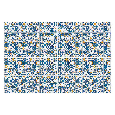 Samolepka na dlaždice Květinové motivy v síťce