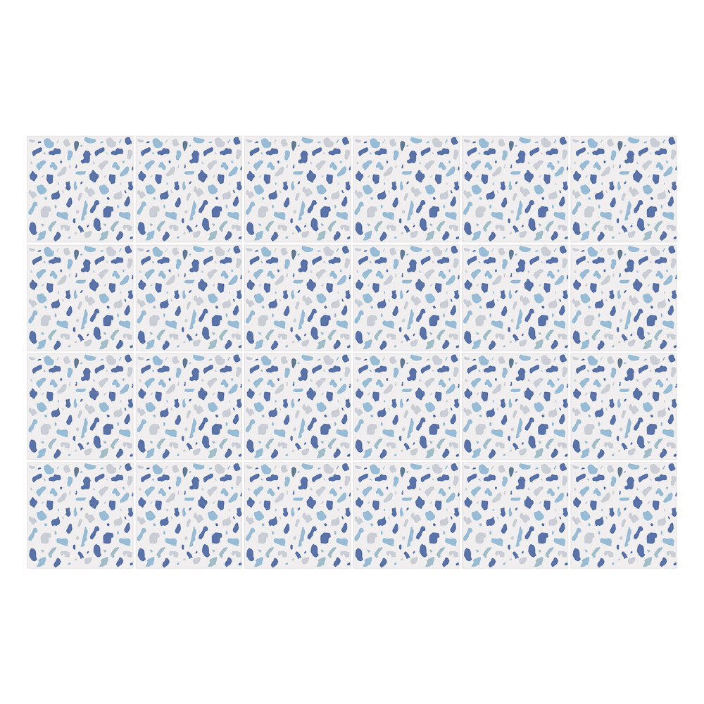 Nálepka na dlaždice Abstraktní skvrny a tvary