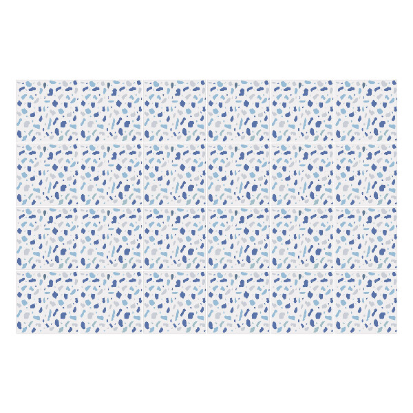 Nálepka na dlaždice Abstraktní skvrny a tvary