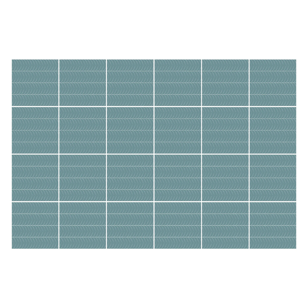 Samolepka na dlaždice Vlny v pravidelném vzoru