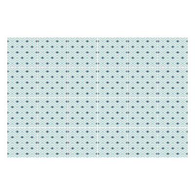 Samolepka na dlaždice Vlny s kruhy