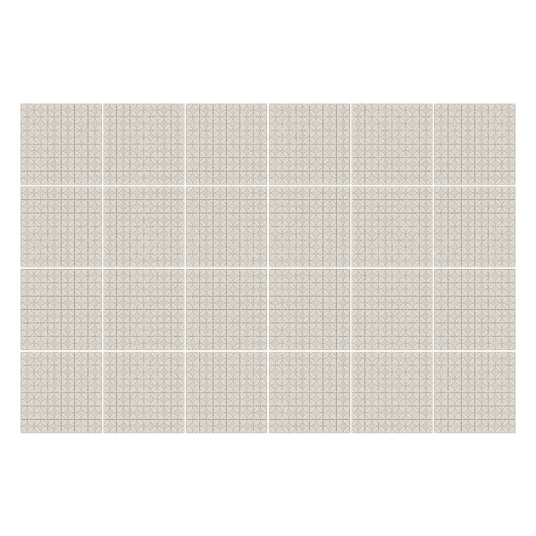 Samolepka na dlaždice Geometrie v jemných tvarech