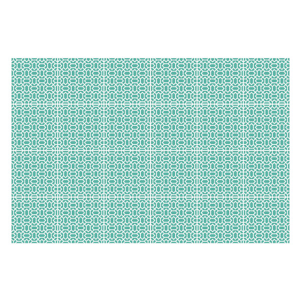 Nálepka na dlaždice Geometrické tvary v mřížce