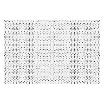 Nálepka na dlaždice Řada šestiúhelníků v mřížce