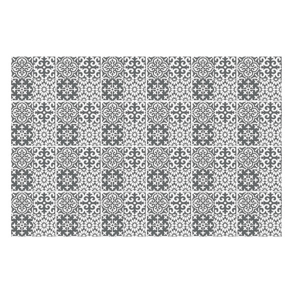 Samolepka na dlaždice Klasické květinové ozdoby