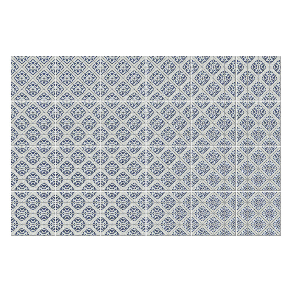 Samolepka na dlaždice Květinový diamantový ornament