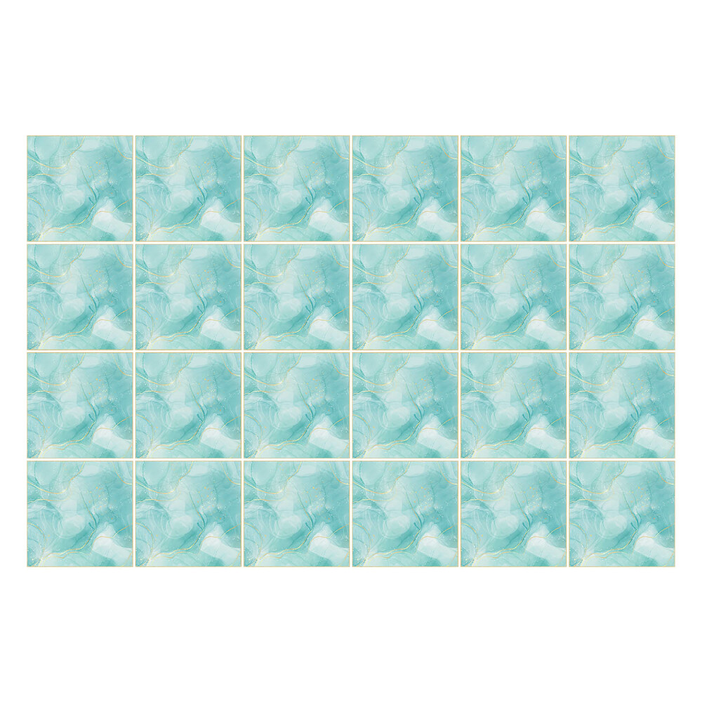 Samolepka na dlaždice Jemné vlny a linie