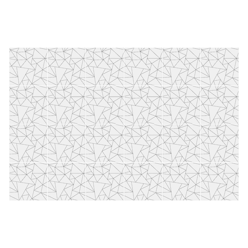 Samolepka na dlaždice Geometrie trojúhelníku