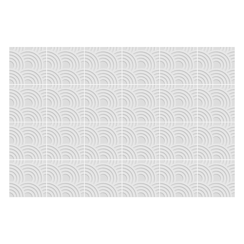 Nálepka na dlaždice Módní 3D oblouky