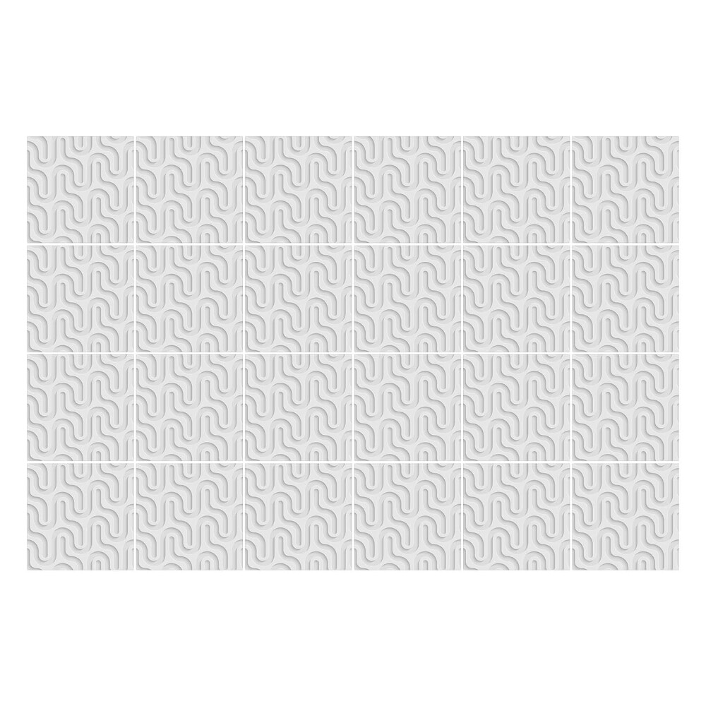 Samolepka na dlaždice Vlnovky v rozložení