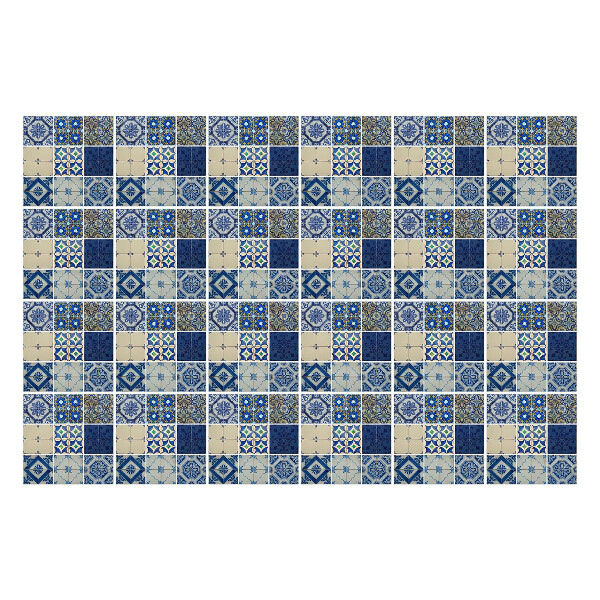 Samolepka na dlaždice Řecké dlaždice v rozložení