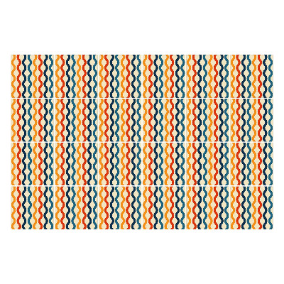 Samolepka na dlaždice Vlnovky v rytmu