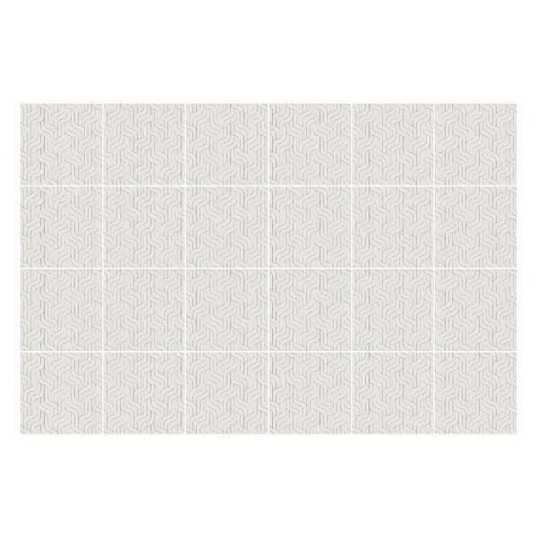 Samolepka na dlaždice Vlny v jemném aranžmá