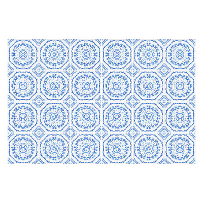 Nálepka na dlaždice Květinové ozdoby v dlaždicích