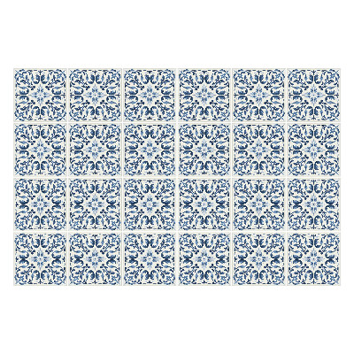 Nálepka na dlaždice Modré dlaždice