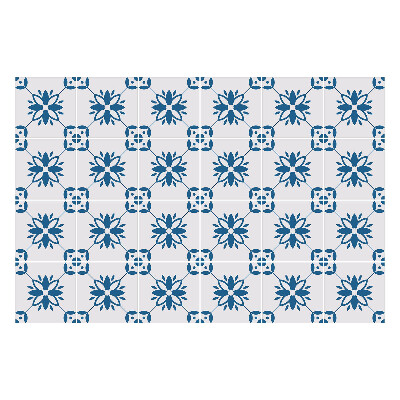 Samolepka na dlaždice Květinové motivy v síťce