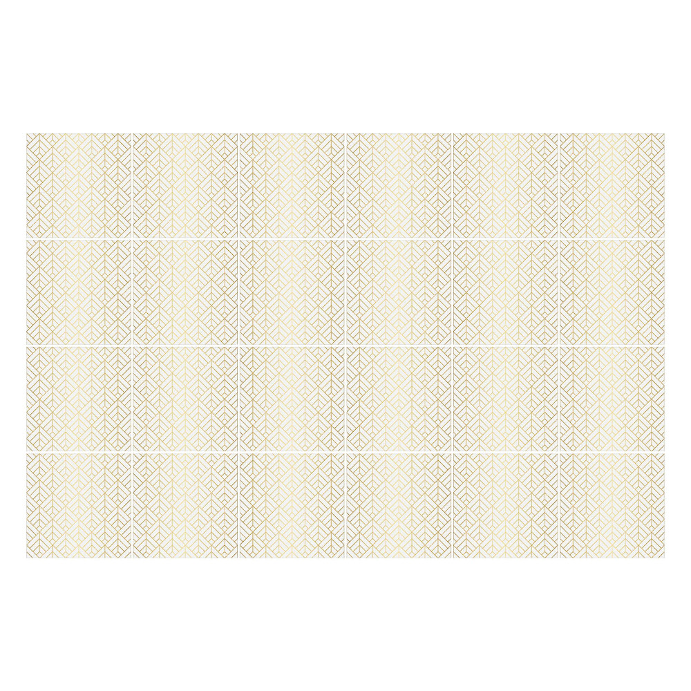 Samolepka na dlaždice Geometrické čáry a kosočtverce