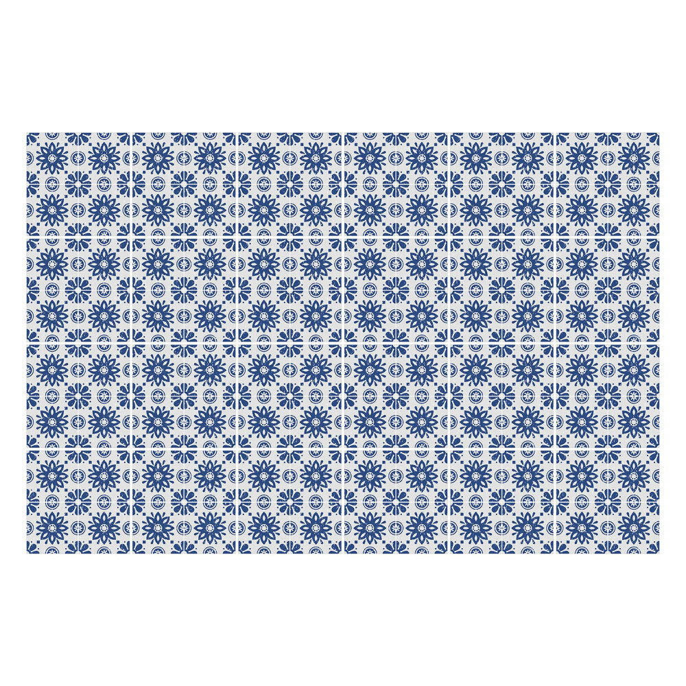 Nálepka na dlaždice Květinové motivy v síťce