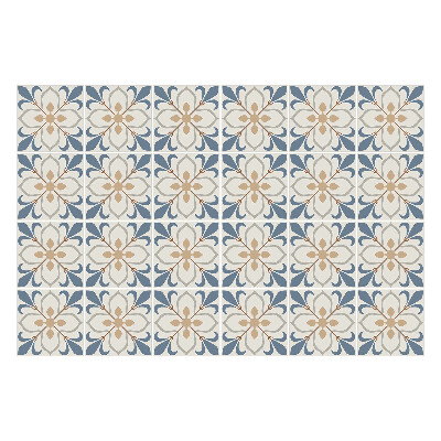 Nálepka na dlaždice Květinový motiv v síťce