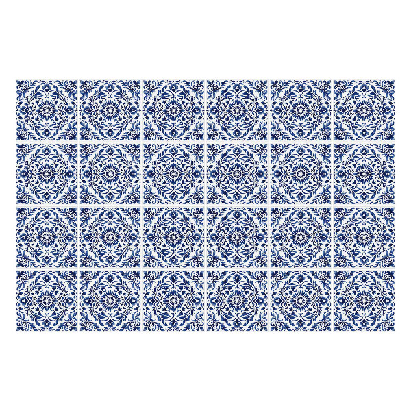 Nálepka na dlaždice Bohatě zdobené dlaždice