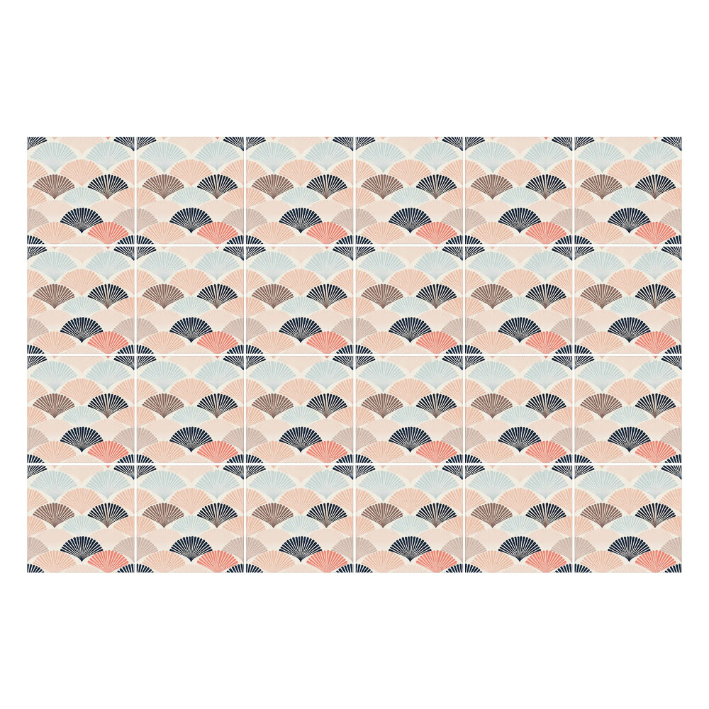 Nálepka na dlaždice Pastelové fanoušky