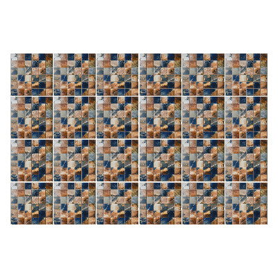 Samolepka na dlaždice Mozaika z glazovaných dlaždic