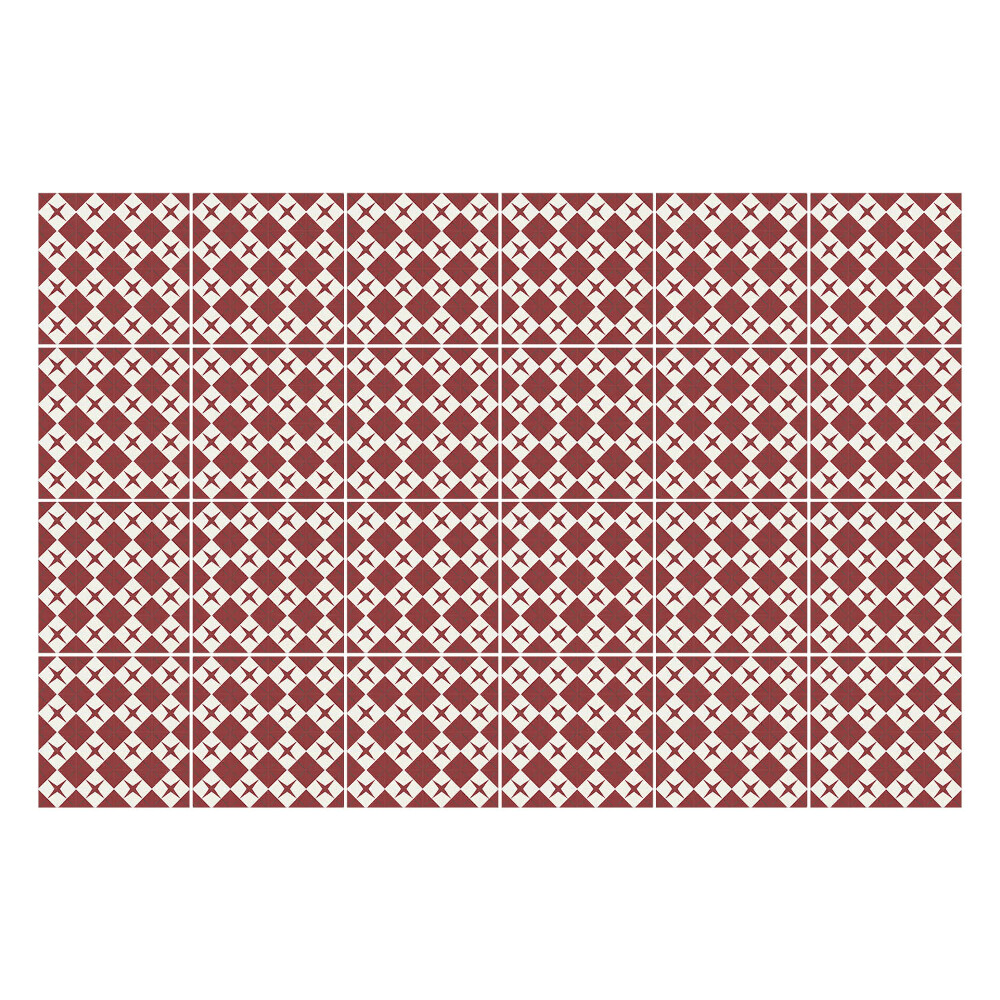 Nálepka na dlaždice Geometrické obrazce v mřížce