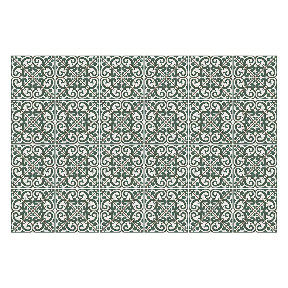 Nálepka na dlaždice Točené ozdoby v síťovině