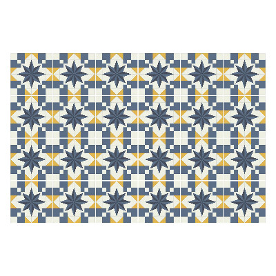 Nálepka na dlaždice Geometrie s hvězdami