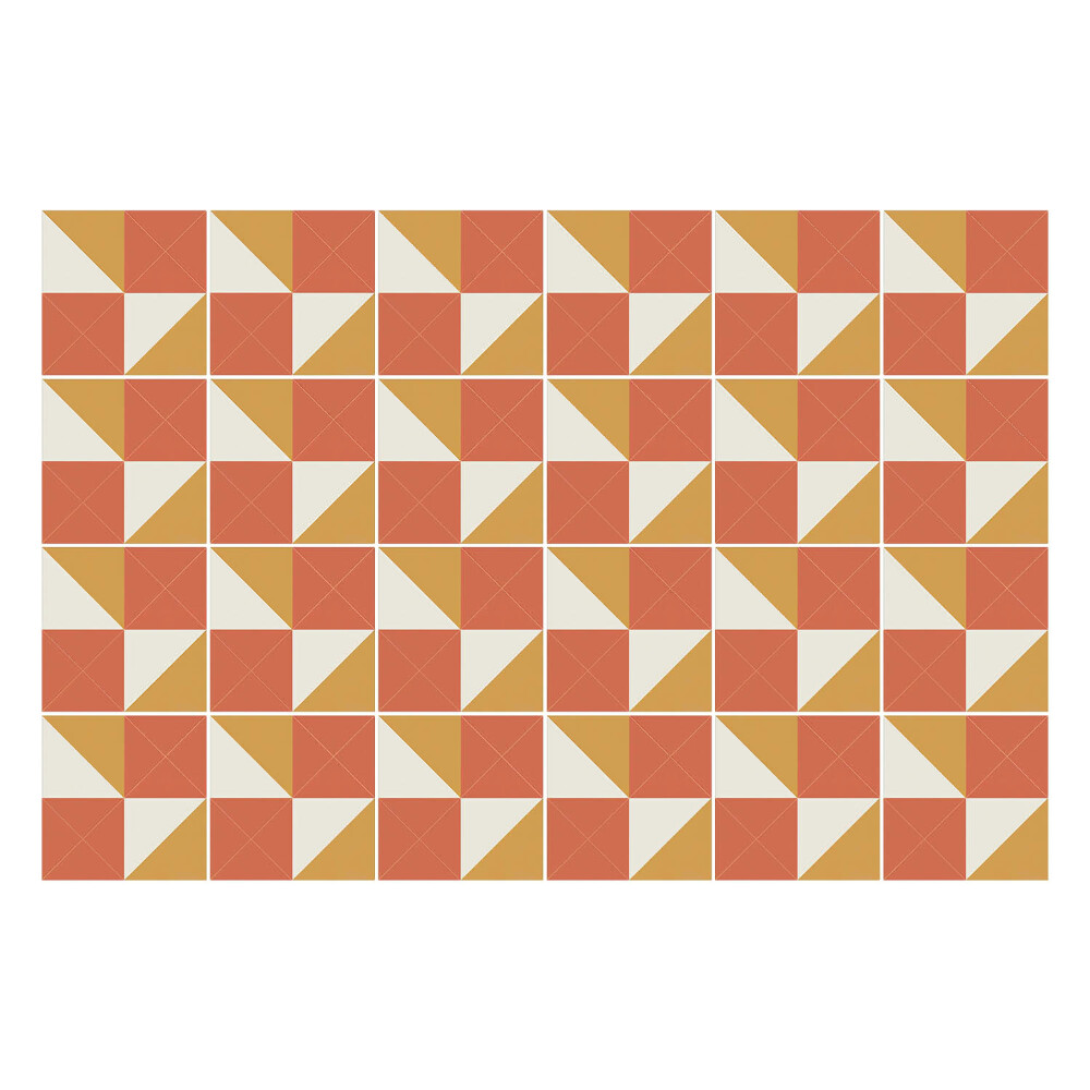 Samolepka na dlaždice Geometrie trojúhelníku