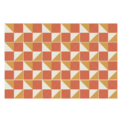 Samolepka na dlaždice Geometrie trojúhelníku