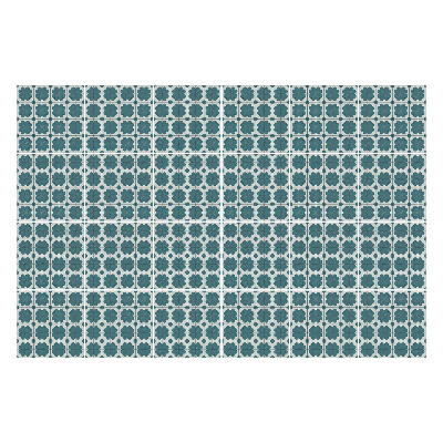 Samolepka na dlaždice Květinový motiv v síťce