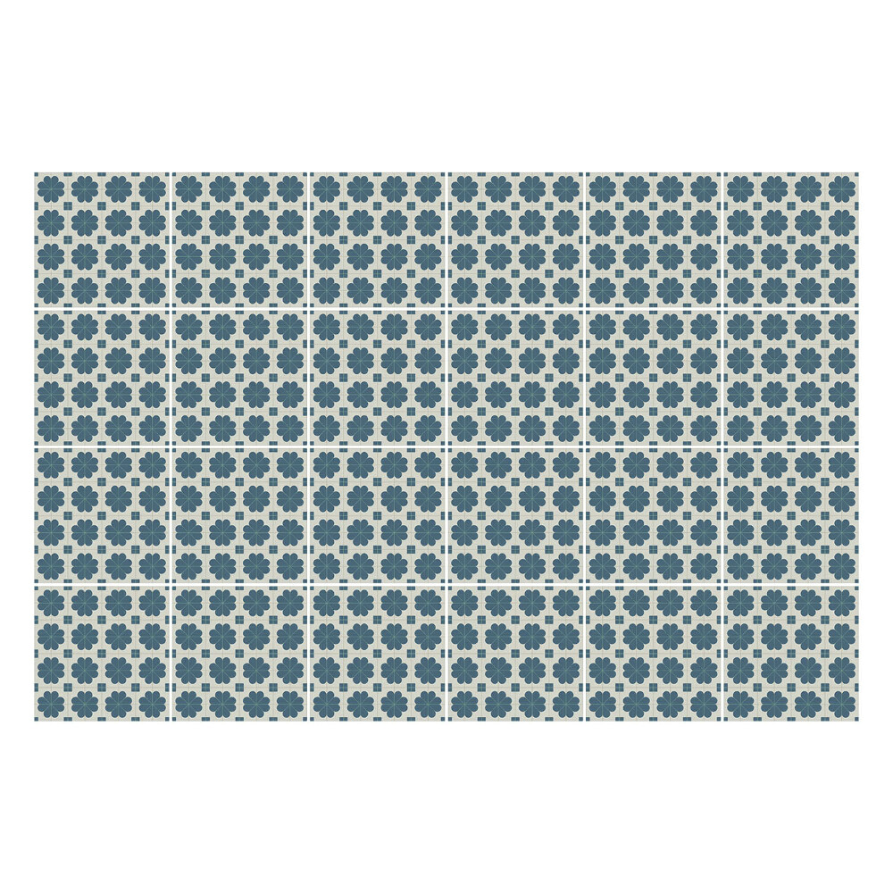 Nálepka na dlaždice Květinové motivy v síťce