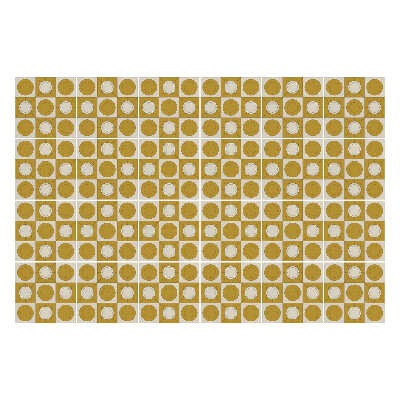 Samolepka na dlaždice Geometrie kružnic v mřížce