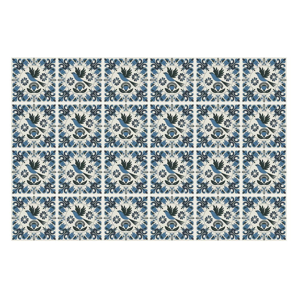 Nálepka na dlaždice Květinové ozdoby v uspořádání