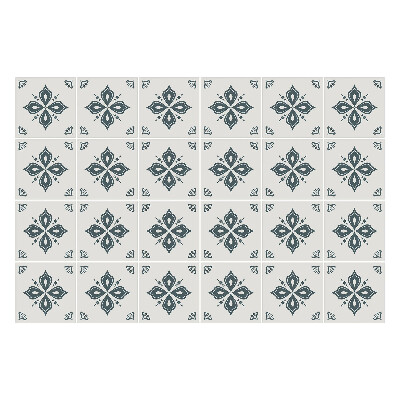 Nálepka na dlaždice Květinové ozdoby v síťovině